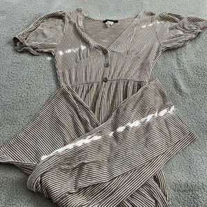Women’s striped jumpsuit